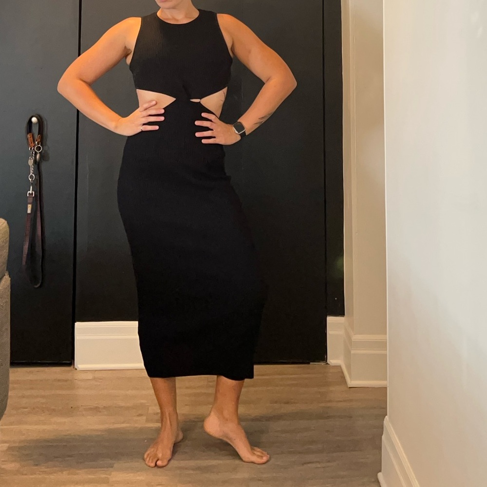 Maxi dress crop